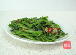 豆瓣空心菜的做法图解9