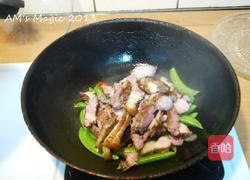 香煎咸猪肉炒甜豆的做法图解6