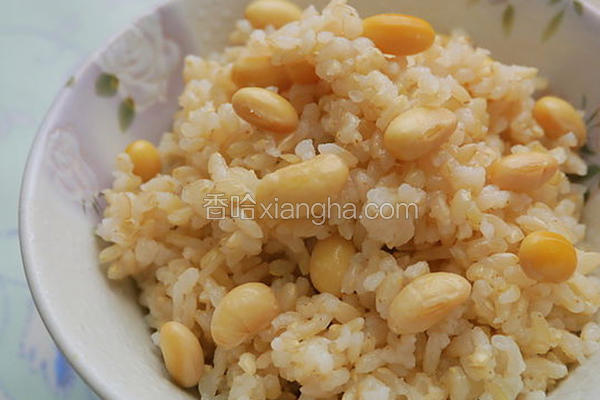 黄豆糙米饭