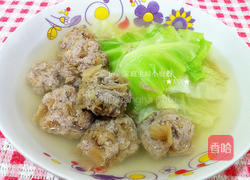 上汤冬菜丸的做法图解4