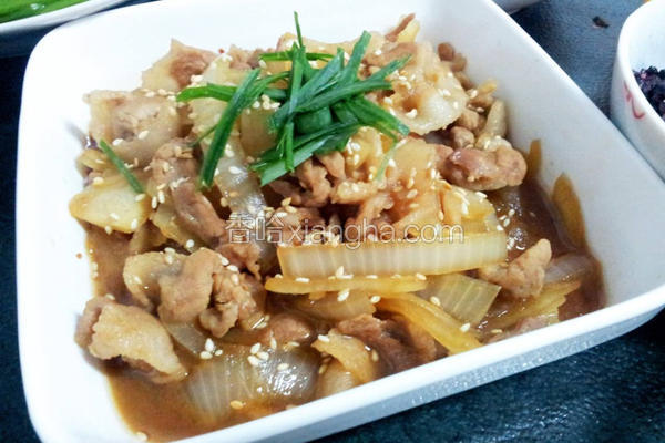 照烧洋葱炒肉片的做法 菜谱 香哈网 照烧洋葱炒肉片的做法 菜谱 香哈网