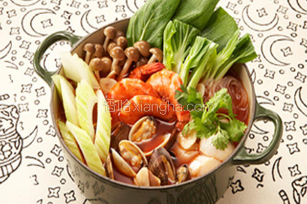 酸辣虾汤风味锅