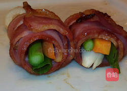 蔬菜培根卷的做法图解4
