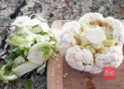奶油花菜的做法图解1