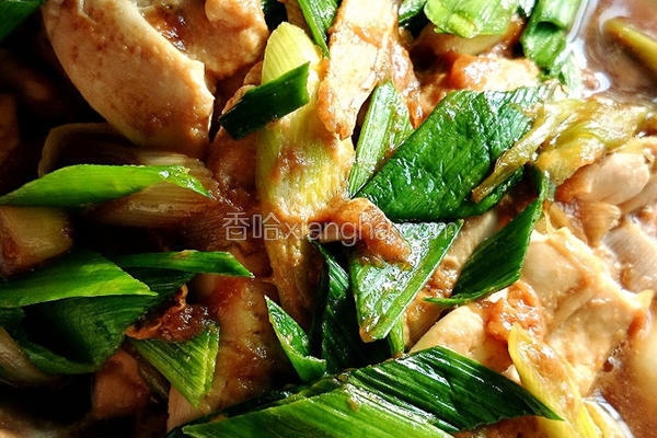 麻油蒜苗乌鱼膘