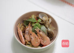西班牙海鲜炖饭的做法图解4