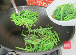 豆瓣空心菜的做法图解8