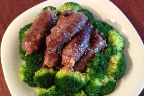 金针菇牛肉卷