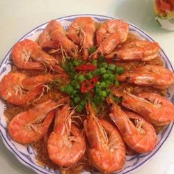 鲜虾粉丝煲的做法[图]