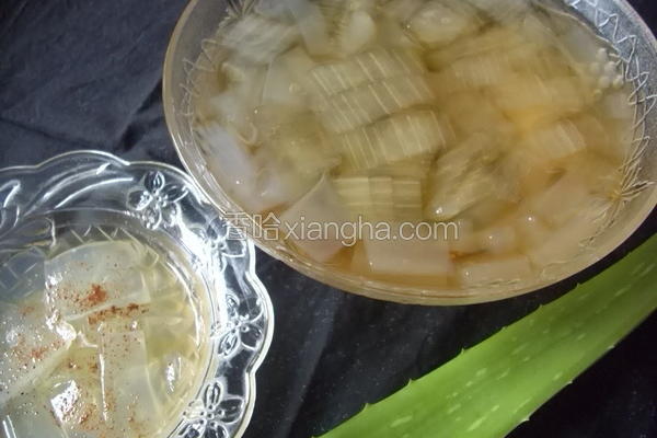 黑糖冬瓜石花冻饮