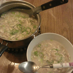 小白菜鸡肉粥的做法[图]