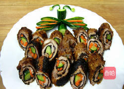 海苔肉卷的做法图解4