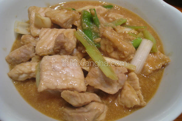 粉猪儿酱油熘里脊