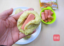 热狗橄榄球可乐饼的做法图解7