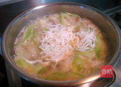 魩仔鱼丝瓜粥的做法图解5