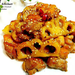 照烧莲藕鸡块的做法[图]