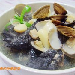 蒜头蛤蜊乌骨鸡汤的做法[图]