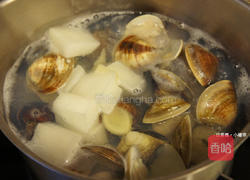 冬瓜蛤蛎蟹肉炊饭的做法图解2