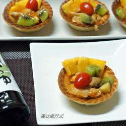 糖醋鸡片水果塔的做法[图]