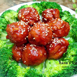 日式糖醋鸡肉丸子的做法[图]