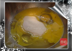 香草咖啡海绵蛋糕的做法图解3