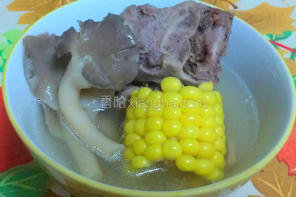玉米鲍鱼菇汤