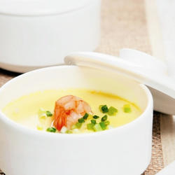 豆浆虾仁蒸蛋的做法[图]