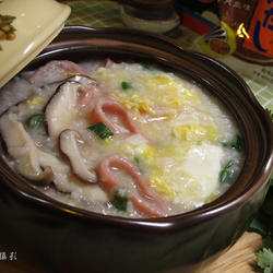 火腿蔬菜粥的做法[图]