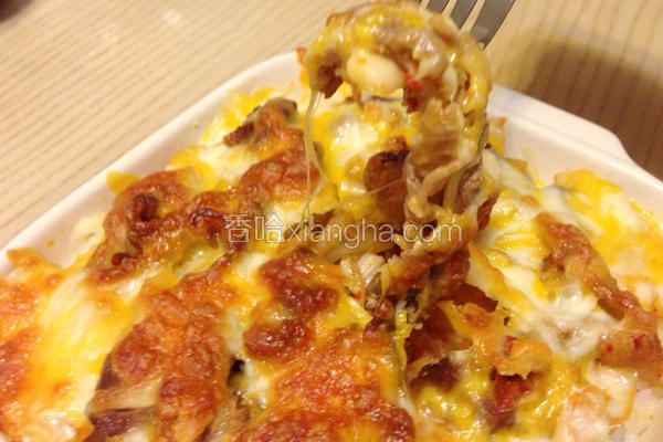 韩式泡菜焗烤饭