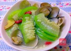 蛤蜊丝瓜的做法图解4