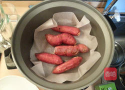 电锅烤地瓜的做法图解2