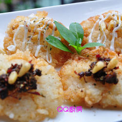 料理麻油米香锅巴的做法[图]
