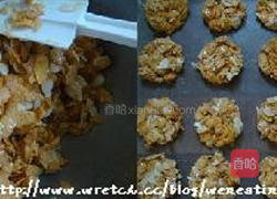 玉米麦片饼干的做法图解2