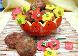 南瓜海苔可乐饼的做法图解8