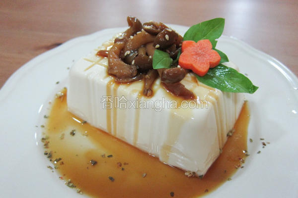 风炖菇凉拌豆腐
