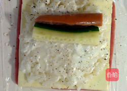 日式火腿起司饭团的做法图解5