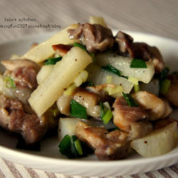 山药炒鸡肉的做法[图]