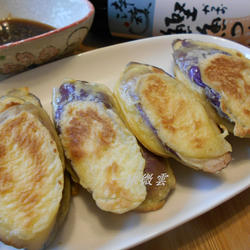 香煎紫茄饼的做法[图]