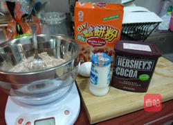 可可松饼糕的做法图解1