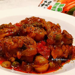 番茄蘑菇炖鸡的做法[图]