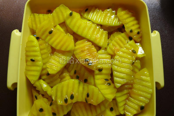 百香果腌青木瓜