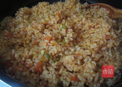 土式炖茄汁麦粒饭的做法图解7