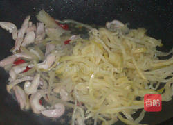 创意榨菜猪肚丝堡的做法图解3