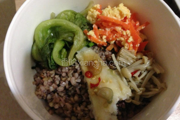 清蒸鲂鱼糙米饭