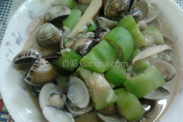 丝瓜炒蛤蜊