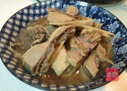 冬菜鹅肉冬粉汤的做法图解4