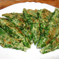 芹菜叶煎饼的做法[图]