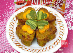 南瓜咖哩油葱粿的做法图解14