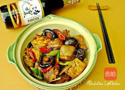 冬菇鸡肉豆腐煲的做法图解7