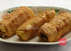 香煎豆包卷的做法图解7